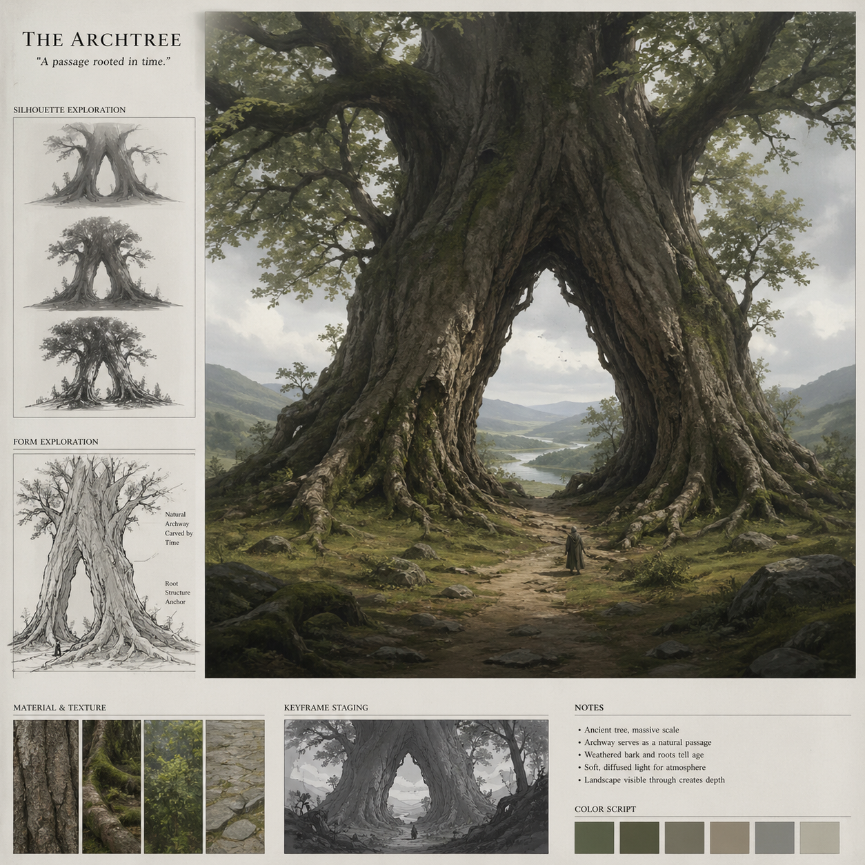 Prompt Forge workflow outcome showing the tree image produced from the featured lane exploration.